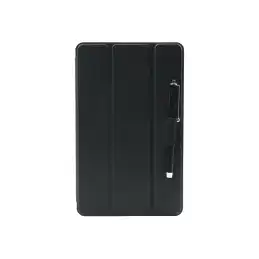 Mobilis EDGE - Étui à rabat pour tablette - noir, transparent - pour Lenovo Tab M8 HD (2nd Gen) ZA5G, ZA5H, ... (060003)_1